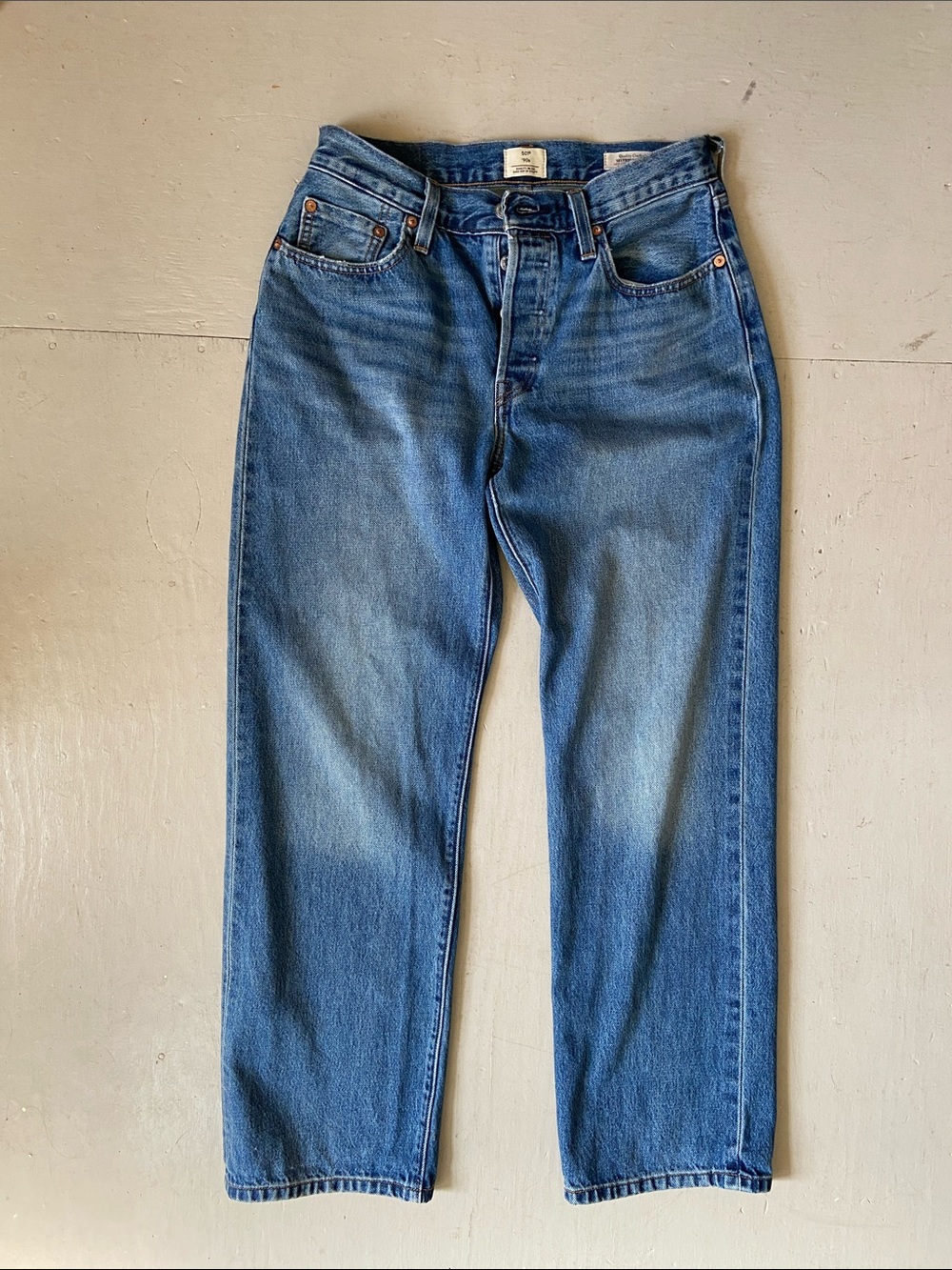Levi’s premium 501 90s selvedge jeans